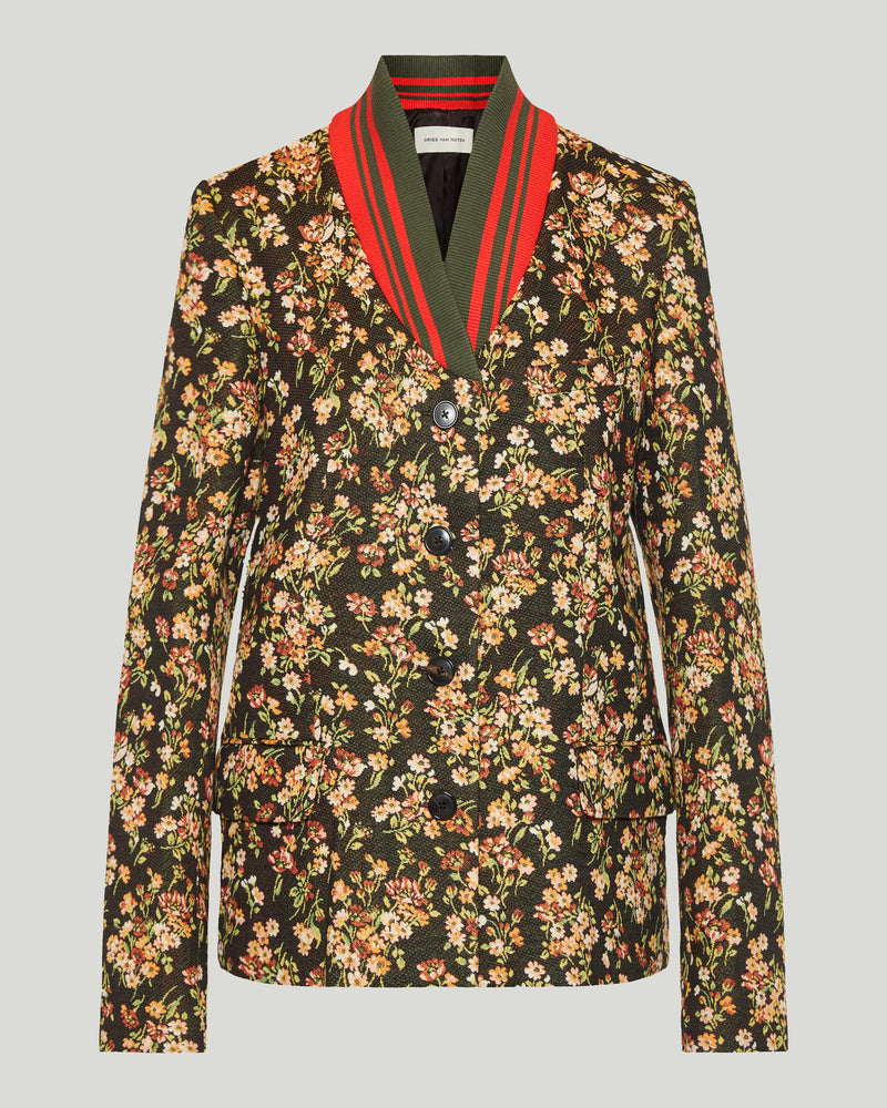 Dries Van Noten Britt floral-jacquard jacket