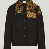 Dries Van Noten Embellished cotton jacket