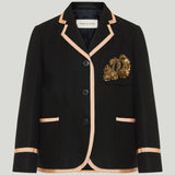 Dries Van Noten Embroidered wool blazer