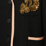Dries Van Noten Embroidered wool blazer