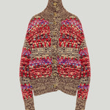 Dries Van Noten Fair Isle intarsia-knit cardigan