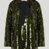 Carolina Herrera sequined merino cardigan