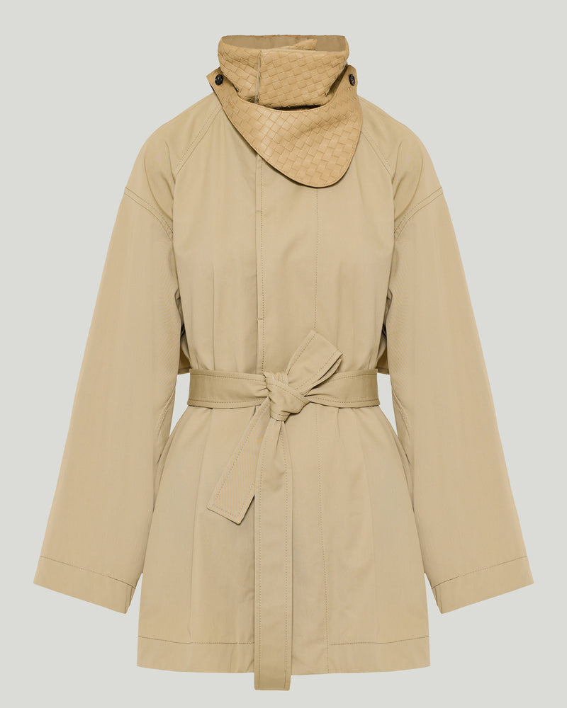 Bottega Veneta cotton trench coat