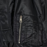 Givenchy Off shoulder cropped bomber jacket