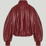 Givenchy cropped Cocoon nappa leather bomber