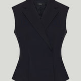 Theory Hourglass asymmetric vest