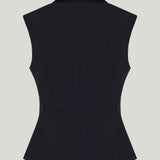 Theory Hourglass asymmetric vest