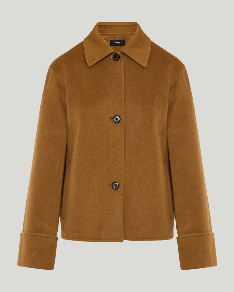 Theory boxy cuff jacket