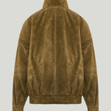 Saint Laurent double-breasted suede jacket