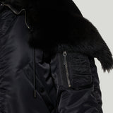 Gucci Shearling padded bomber jacket