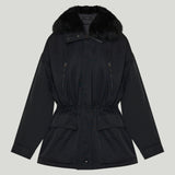 Gucci Shearling-trimmed technical cotton jacket