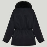 Gucci Shearling-trimmed technical cotton jacket