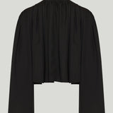 Valentino Garavani Silk-crepe cropped jacket