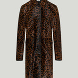 Toteme Leopard-print calf-hair coat