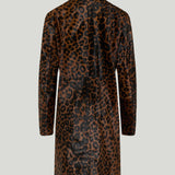 Toteme Leopard-print calf-hair coat