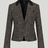 Tom Ford Geometric sequin tweed blazer