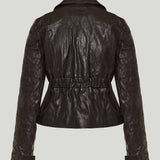Miu Miu Crinkled leather jacket