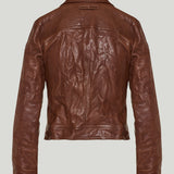 Miu Miu Crinkled leather jacket