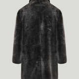 Miu Miu Single-breasted fleece coat