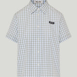 Miu Miu Checked poplin shirt
