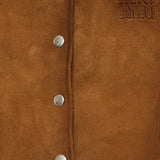 Miu Miu Waxed suede top