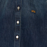 Loewe Double L asymmetric denim shirt
