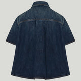 Loewe Double L asymmetric denim shirt