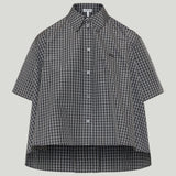 Loewe Short-sleeve trapeze technical cotton shirt