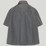 Loewe Short-sleeve trapeze technical cotton shirt