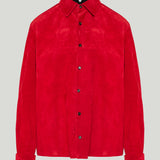 Bottega Veneta Suede leather shirt