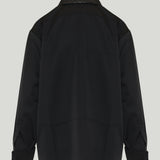Bottega Veneta Leather-collar shirt