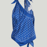 Christopher Esber Bandana draped silk top
