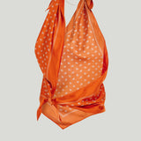 Christopher Esber Bandana draped silk top