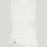 Rabanne Tank top with signature piercing