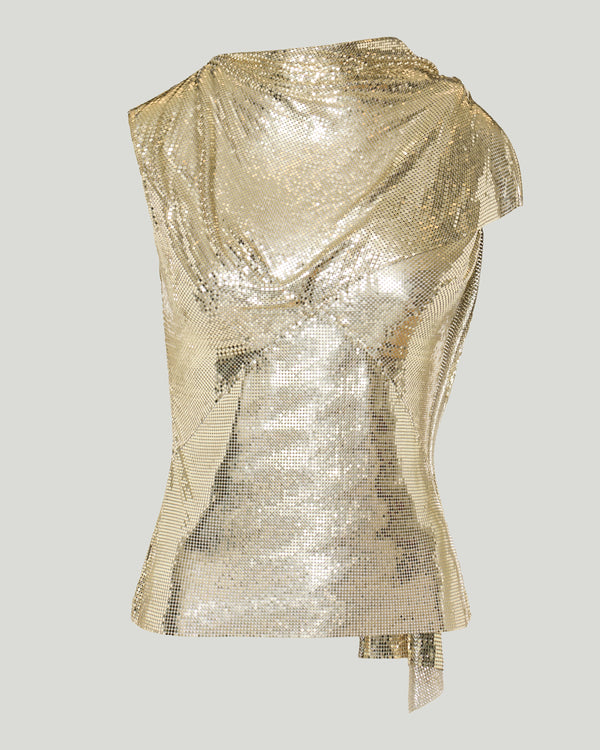 Rabanne Chainmail asymmetric top