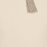 Valentino Garavani Crystal-embellished silk blouse