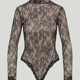Valentino Garavani Embellished lace bodysuit