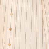 Chloé Gathered cotton poplin blouse