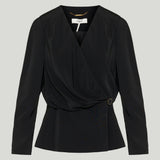 Chloé Gathered faille blouse