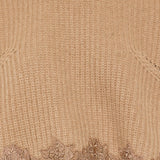 Chloé Lace-trimmed wool and cashmere sweater