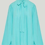 Tom Ford sunray plissé lavallière shirt