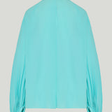 Tom Ford sunray plissé lavallière shirt