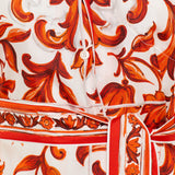 Dolce & Gabbana Majolica print vanity silk shirt