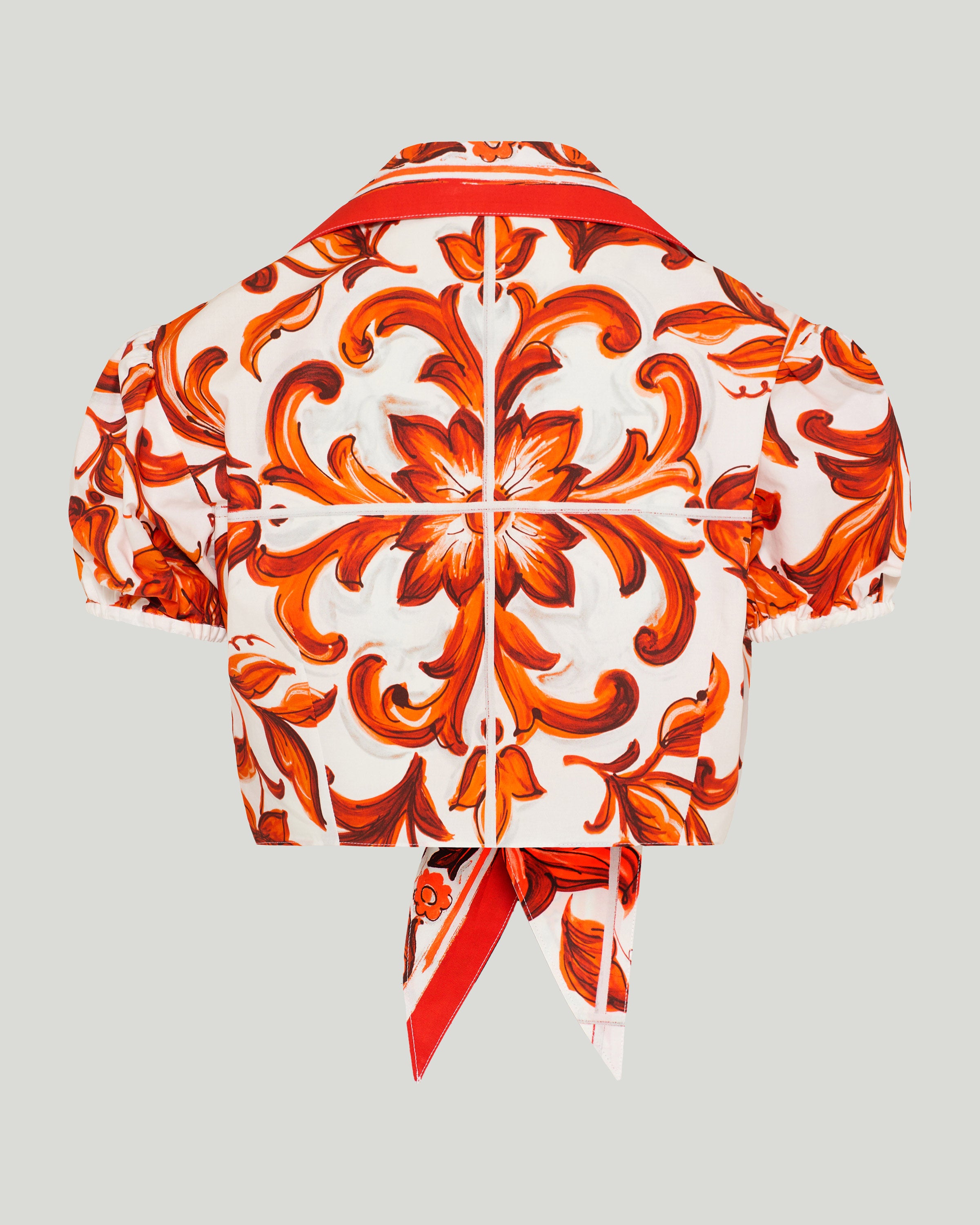 DOLCE & GABBANA Dolce & Gabbana Majolica print poplin shirt
