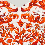 Dolce & Gabbana Majolica print charmeuse bustier top
