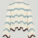La DoubleJ Chevron crop sweater