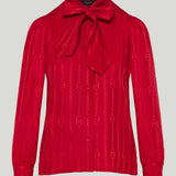 Gucci Interlocking G chain silk jacquard shirt