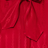 Gucci Interlocking G chain silk jacquard shirt