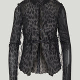 Gucci Leopard-print silk blend shirt