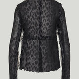 Gucci Leopard-print silk blend shirt